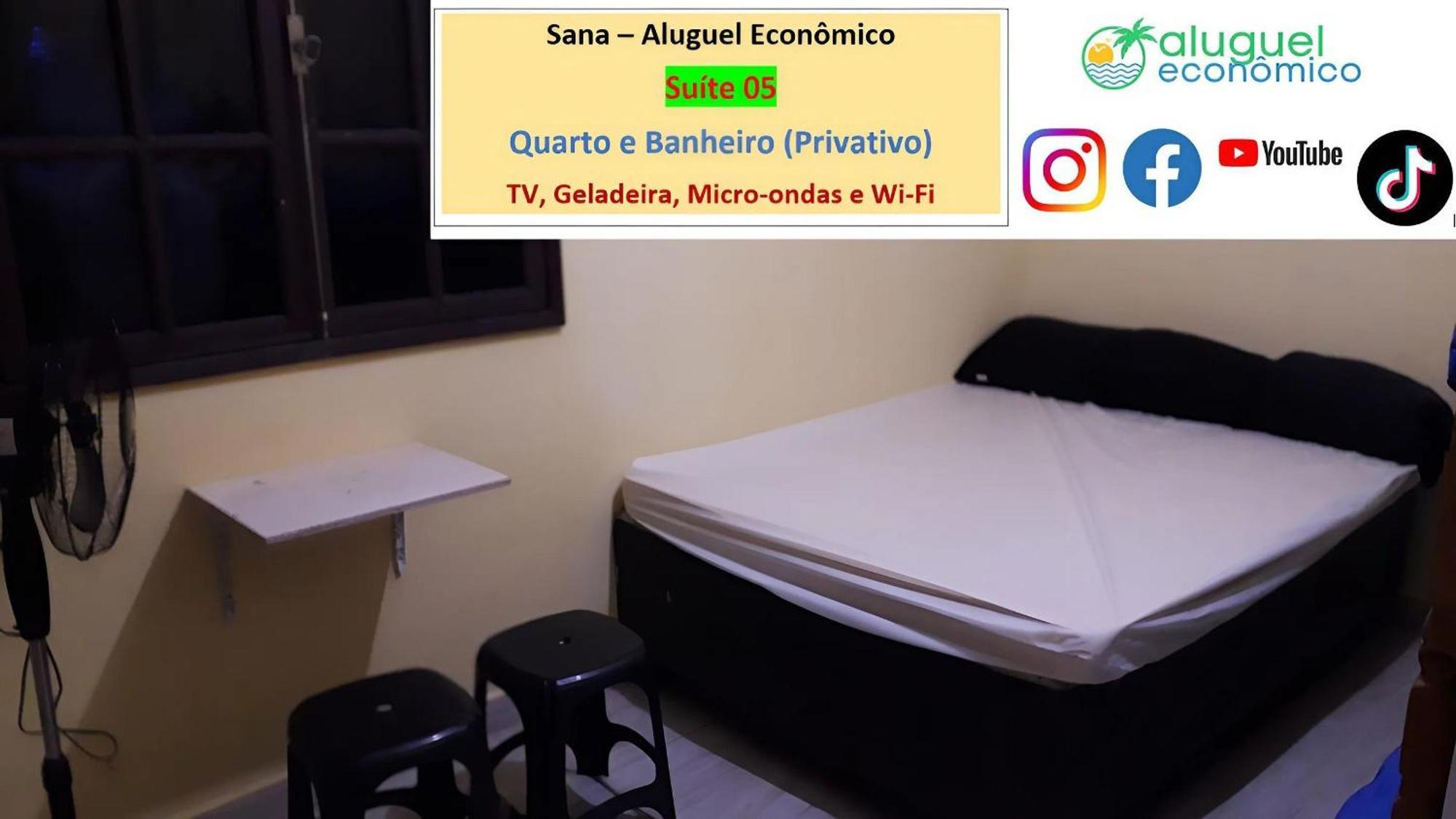 Sana - Suíte 01 - Aluguel Economico Exteriér fotografie