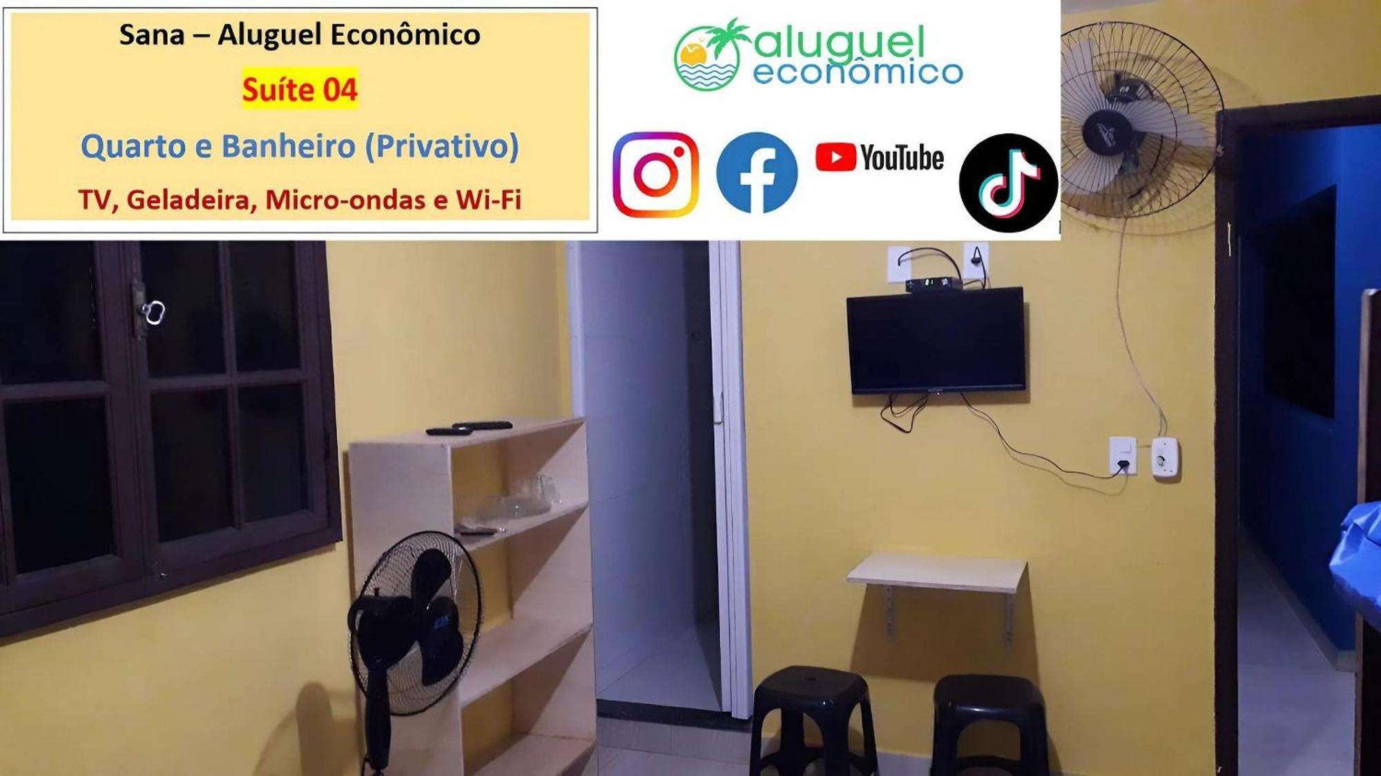 Sana - Suíte 01 - Aluguel Economico Exteriér fotografie