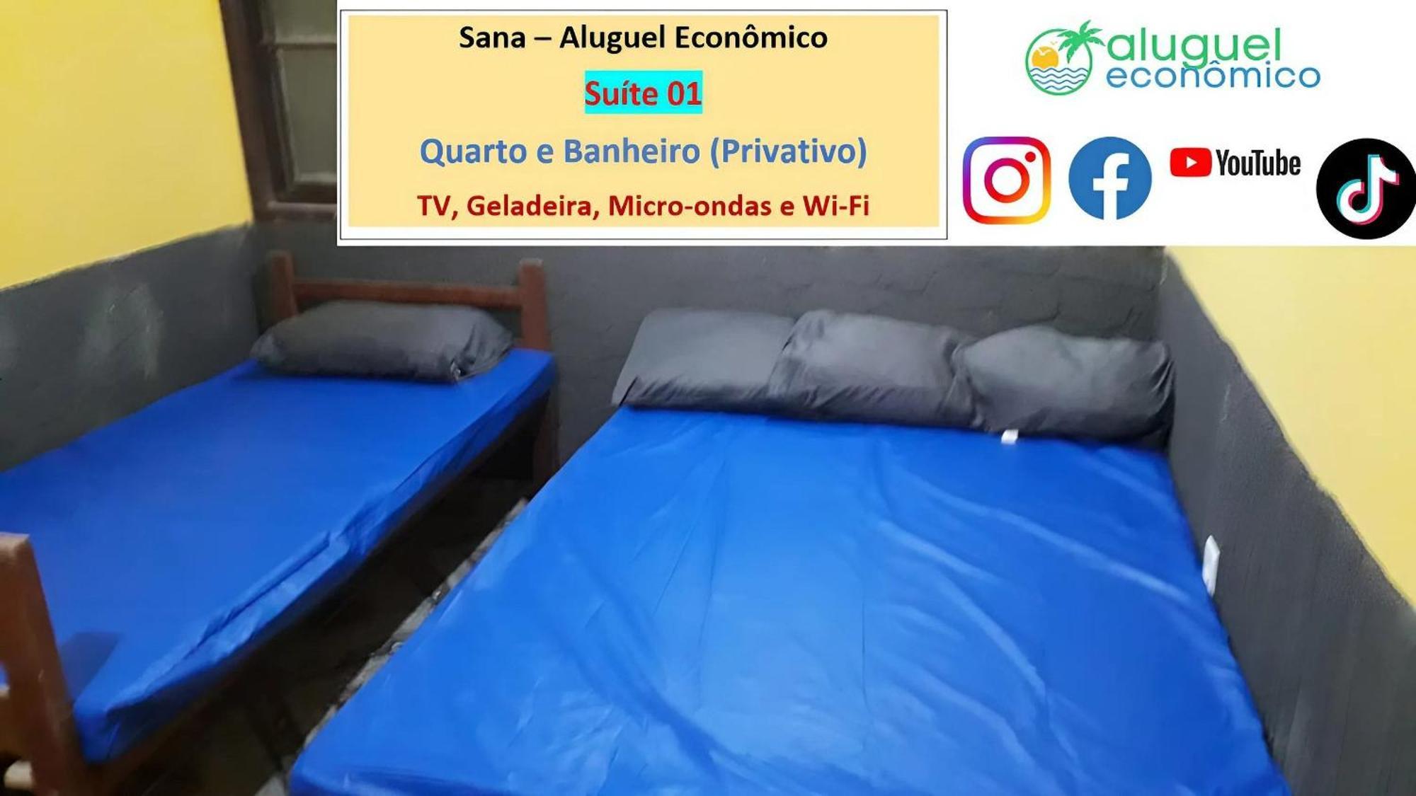 Sana - Suíte 01 - Aluguel Economico Exteriér fotografie