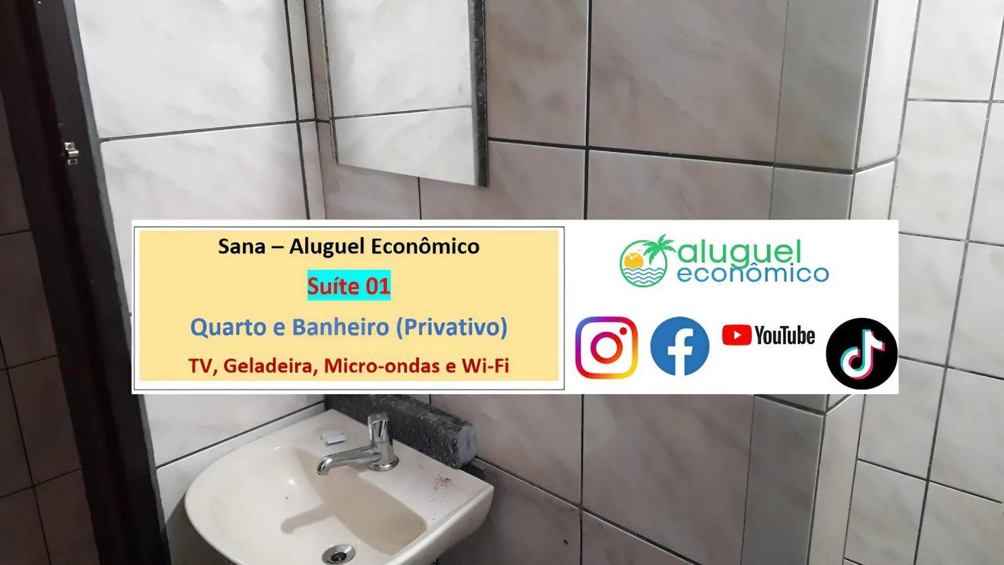 Sana - Suíte 01 - Aluguel Economico Exteriér fotografie
