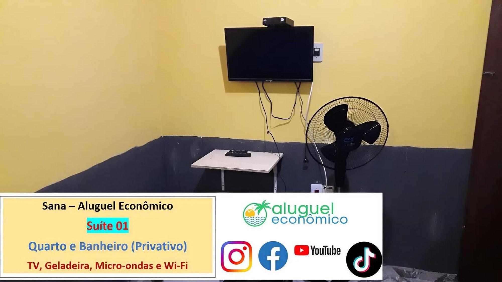 Sana - Suíte 01 - Aluguel Economico Exteriér fotografie