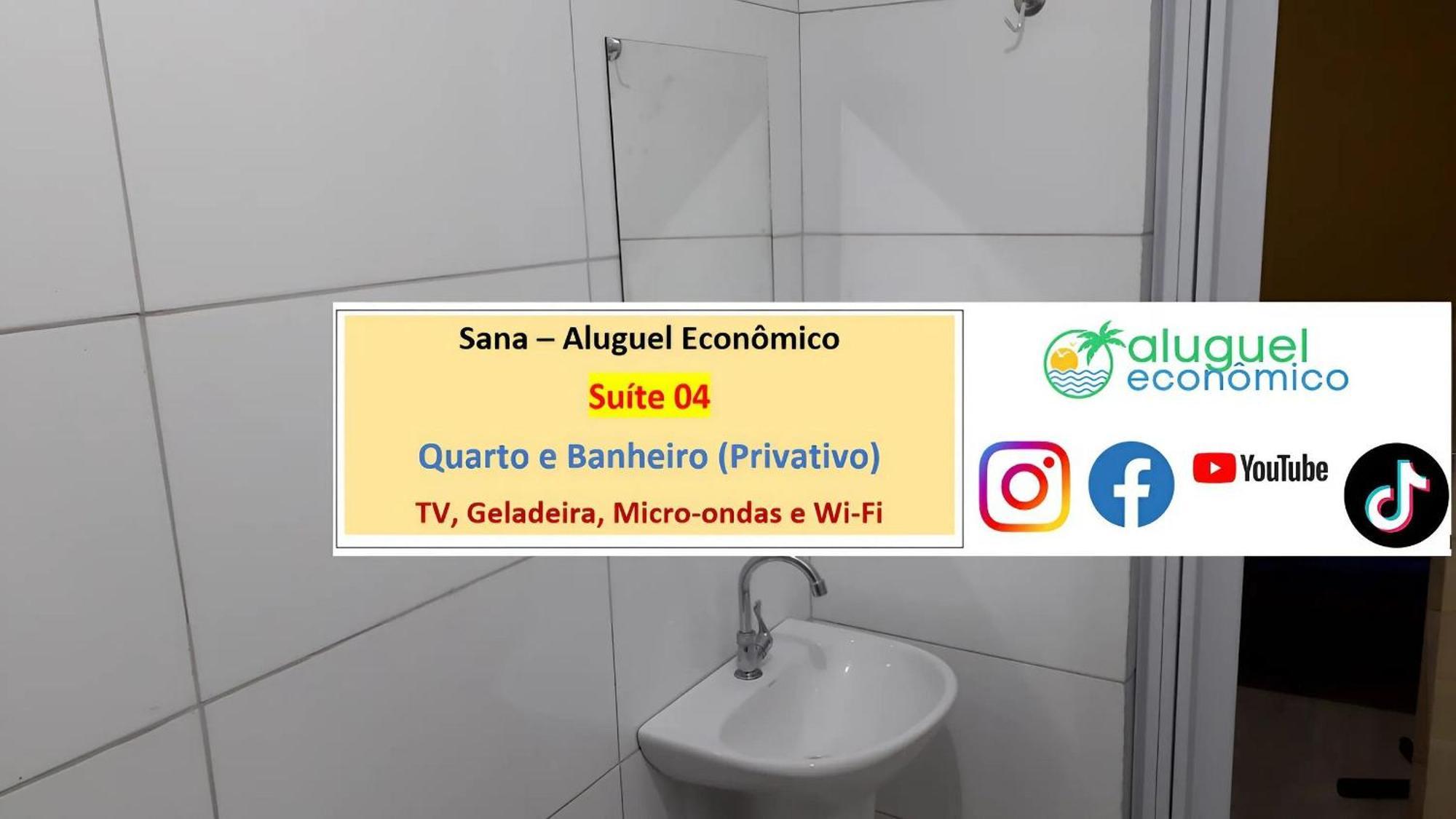 Sana - Suíte 01 - Aluguel Economico Exteriér fotografie